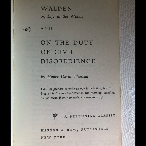 1960’s Vintage Henry David Thoreau Walden & To Kill a Mockingbird Books - Picture 5 of 14